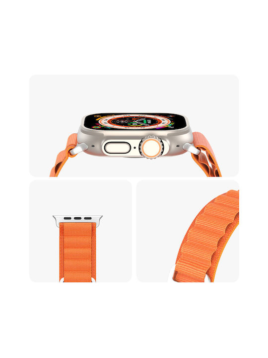 Dux Ducis Sport Buckle Λουράκι Πορτοκαλί (Apple Watch 42/44/45/49mm)