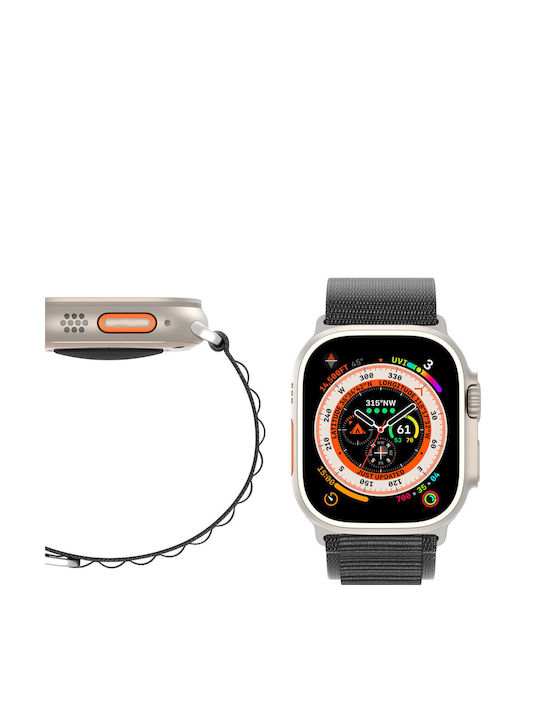 Dux Ducis Sport Buckle Λουράκι Μαύρο (Apple Watch 38/40/41mm)