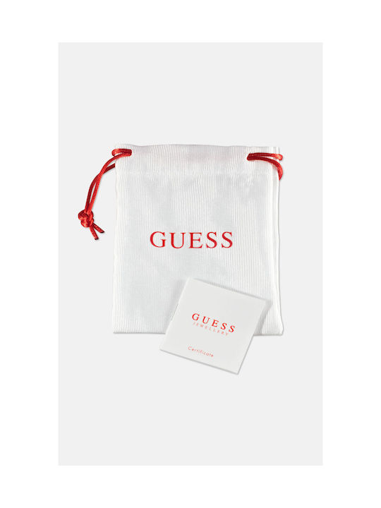 Guess Necklace with design Heart from Gold Plated Steel