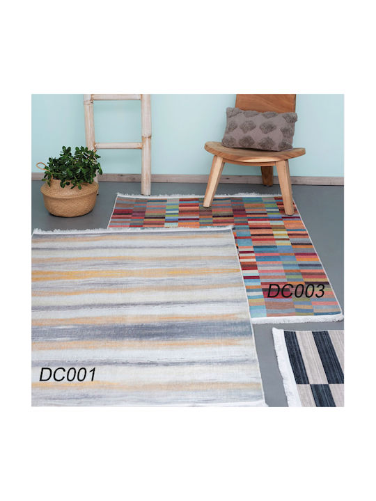 Palamaiki DC002 Χαλί Διάδρομος με Κρόσια Γκρι 80x150cm