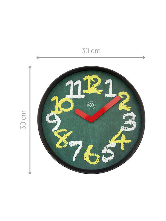 Nextime Kids Plastic Wall Clock 30cm