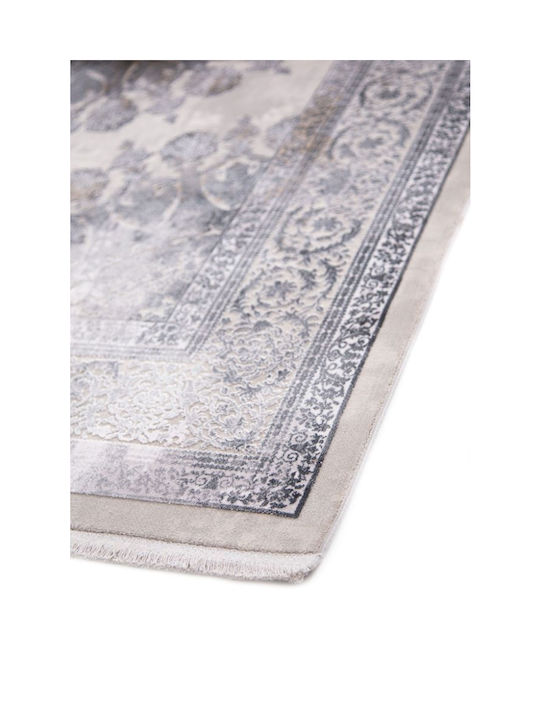 Royal Carpet Silk 8098a Rug Rectangular Silk L.Grey Anthracite