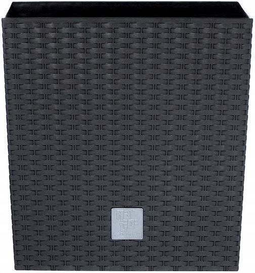 Prosperplast Rato Γλάστρα Πλαστική Anthracite 22.5x22.5x23εκ.