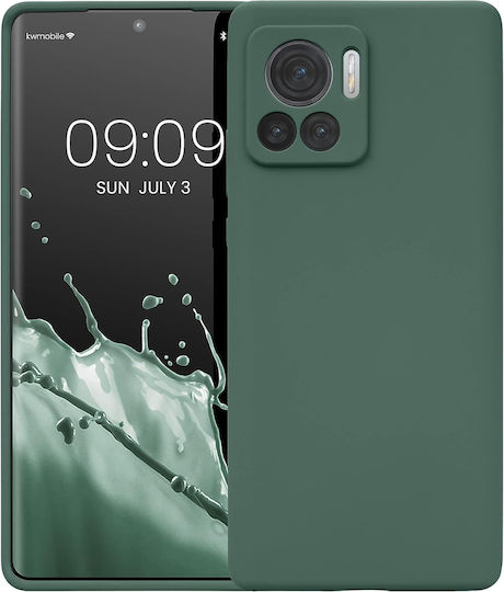 KWmobile Soft Flexible Rubber Cover Umschlag Rückseite Silikon Grün (Motorola Edge 30 Ultra)