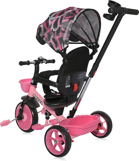 Lorelli Revel Convertible with Parental Handle for 3-5 Years Pink
