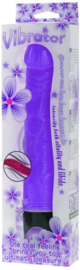 Baile Vibrator Multi-speed Realistic Vibrator 21.5cm Violet