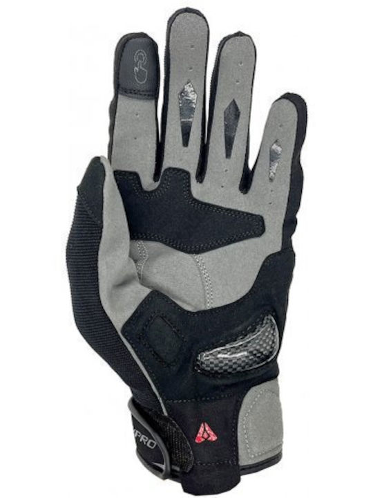 AGVpro Borak Summer Men's Gloves Black/Grey