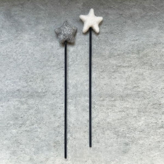Synchronia Crăciunesc Decorativ Suspendata Stea Plastic Gri 1buc