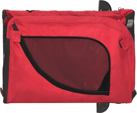 vidaXL Dog Carrying Red Bicycle Trailer for 45kg Pets
