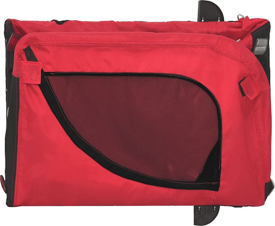 vidaXL Dog Carrying Red Bicycle Trailer for 45kg Pets