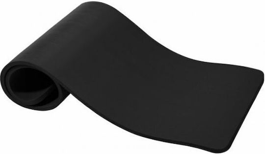 Optimum NBR Στρώμα Γυμναστικής Pilates Μαύρο (183x61x1.5cm)
