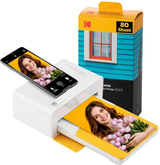 Kodak PD-460 Θερμικός Εκτυπωτής για Φωτογραφίες με Bluetooth Κίτρινο