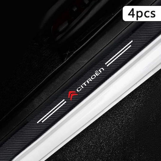Heko Car Interior Decorative Door Sill 4 Pieces