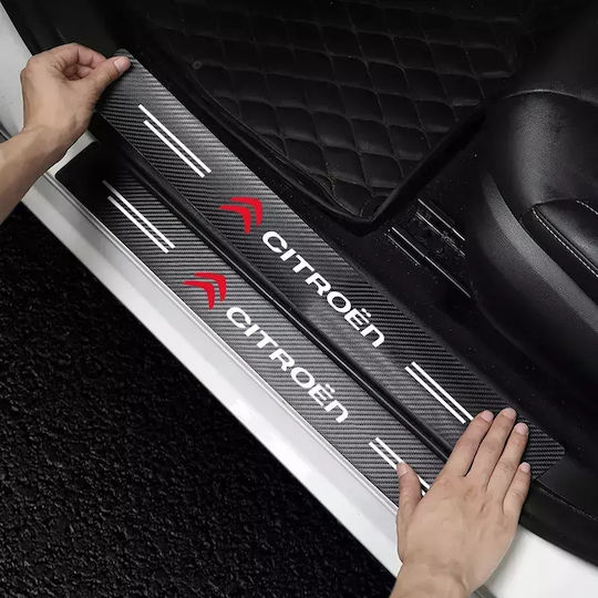 Heko Car Interior Decorative Door Sill 4 Pieces