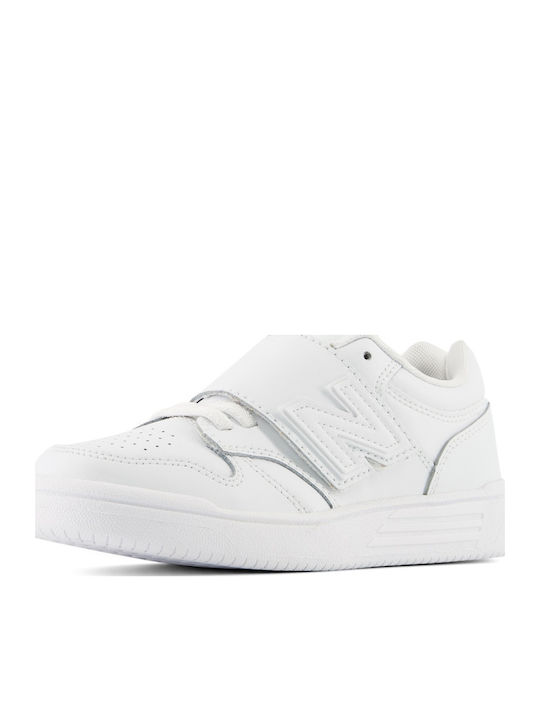 480 Kids Sneakers with Scratch White