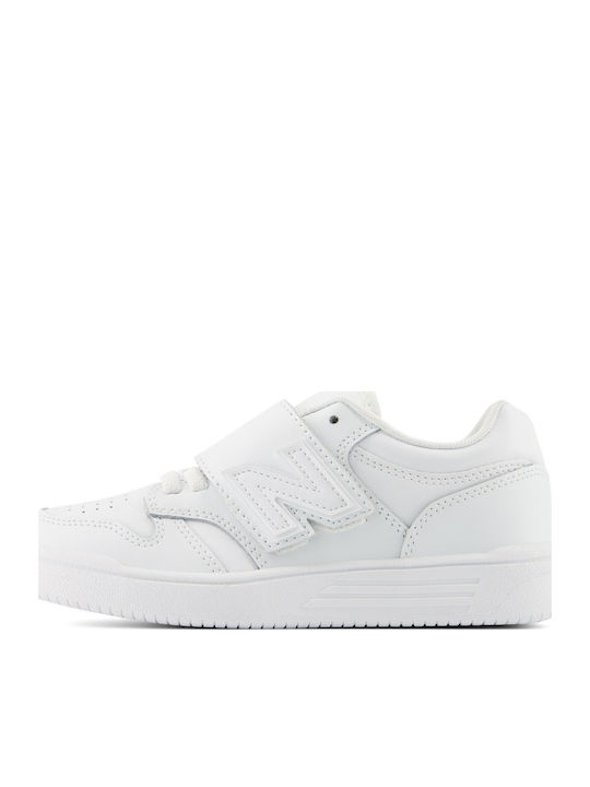 480 Kids Sneakers with Scratch White
