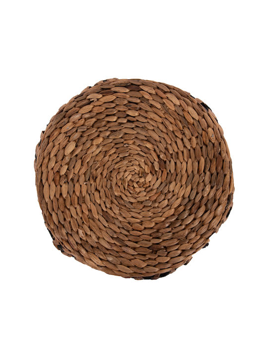 Табуретка Дневна стая Слама Natural Black 43x43x38бр
