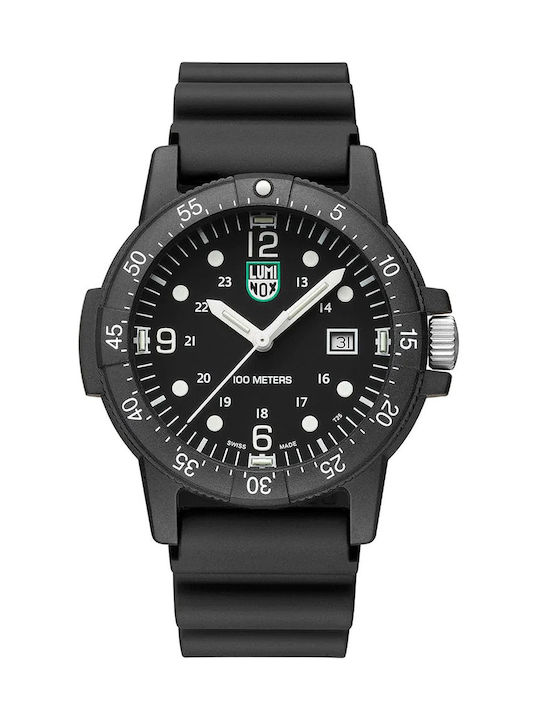 Luminox Sea Часовник Батерия с Черно Каучукова Каишка