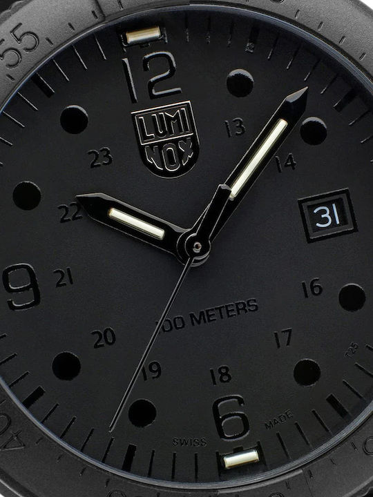 Luminox Sea Мъжки Часовник 44mm На Батерия С Черна Каучукова Каишка