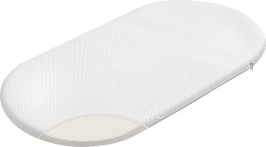 Greco Strom Mattress Moses Basket / Carry Cot Lydia with Memory Foam 40cmx80cmx2cm