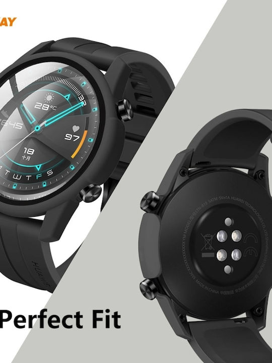 Hat-prince Защитен екран за Huawei Watch GT2 46mm - Часовник Huawei GT2 46 мм 1бр ENK-AC8202
