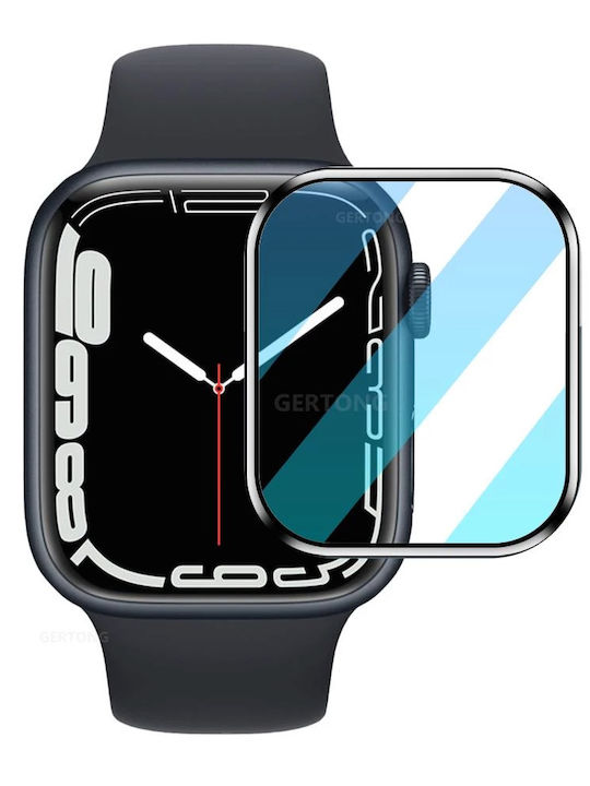 3d Full Glass 9h Full Face Tempered Glass για το Apple Watch 41mm 1τμχ