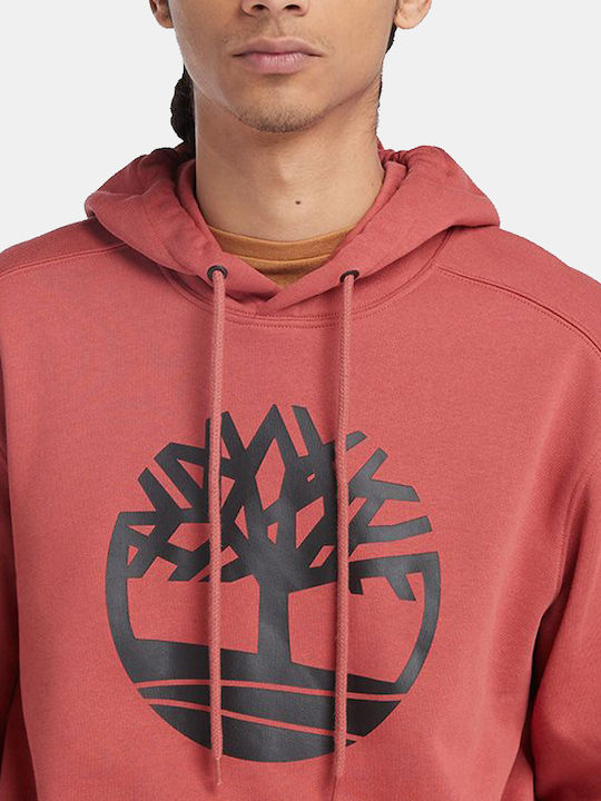 Sweatshirt with Hood Red