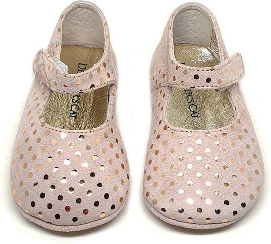 Designer's Cat Бебешки Обувки За Момичета Дървени Помпи Розови 0100L0КО0100011