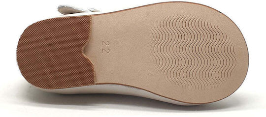 Designer's Cat Pantofi de botez pentru fetițe Dama din Piele Ecru 0100L0K0 1000033