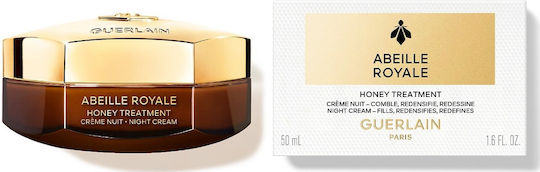 Guerlain Abeille Royale Honey Refill Κρέμα Προσώπου Νυκτός για Αντιγήρανση & Λάμψη με Υαλουρονικό Οξύ & Κολλαγόνο 50ml