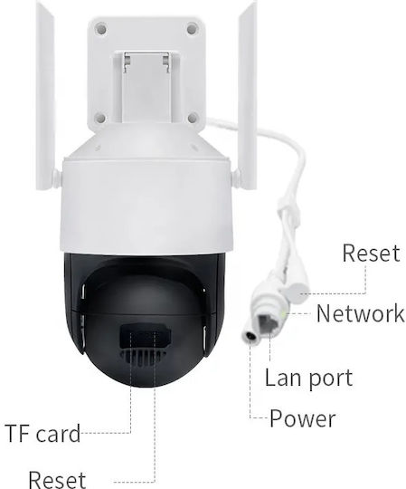 Q810 IP Surveillance Camera Wi-Fi Full HD+ 5MP with Two-Way Communication