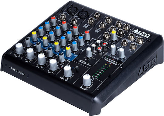 Alto Truemix 600FXXUS Analog Console 6 Channels with Phantom Power and 6 XLR Inputs and Bluetooth