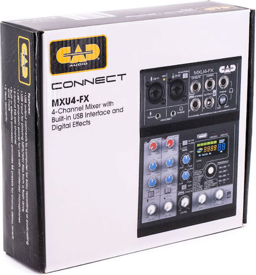 Cad Audio MXU4FX Consolă Digitală 4.0 Canale
