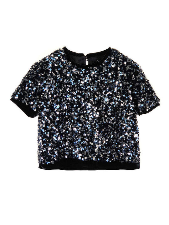 Kids' Shirt Short Sleeve Black