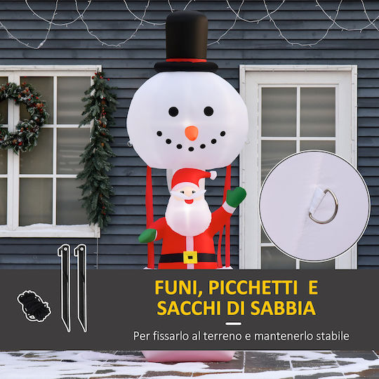 Inflatable Illuminated Santa Claus Electric 250x85x80cm