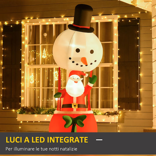 Inflatable Illuminated Santa Claus Electric 250x85x80cm