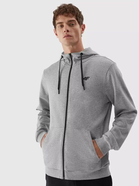 Gray Sweatshirt mit Kapuze