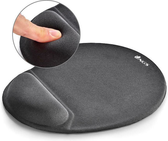 NGS Kilim Mouse Pad (250mm) με Στήριξη Καρπού Μαύρο
