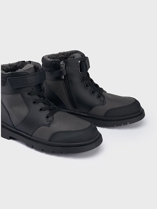 Mayoral Kids Boots with Zipper Black