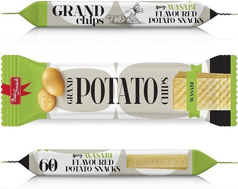 Grand Potato Chipsuri cu Gust Wasabi 60gr