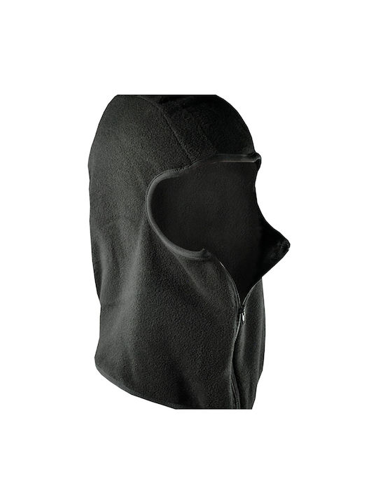 Zan Headgear Fleece Rider Full Face Balaclava in Black/Black Colour Black Colour