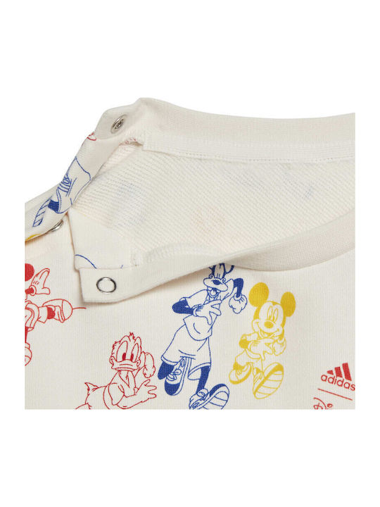 Kids Sweatpants Set White 2pcs X Disney Mickey Mouse
