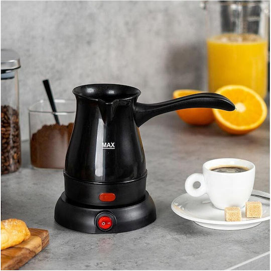 Termomax Electric Greek Coffee Pot 600W with Capacity 400ml Black
