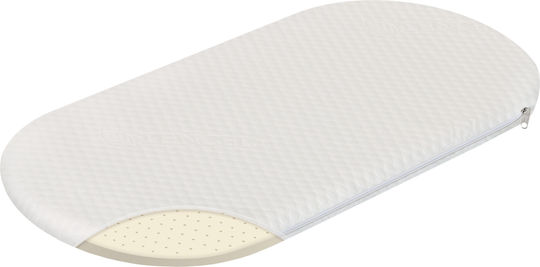 Greco Strom Mattress Moses Basket / Carry Cot Thales with Latex 40cmx80cmx2cm
