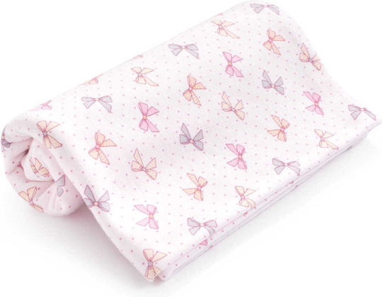 Jukki Blanket Nursery Swaddling Blankets Knitted Pink 75x100cm