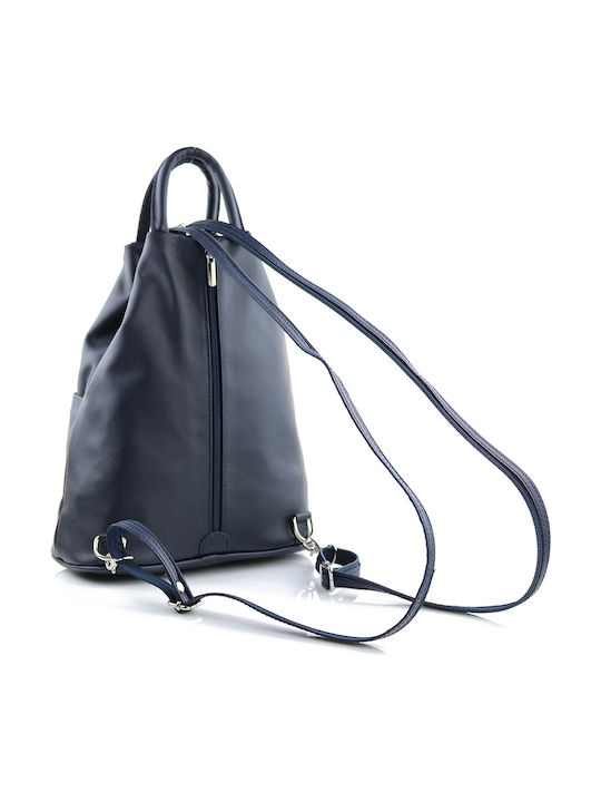 Passaggio Leather Women's Leather Backpack Blue