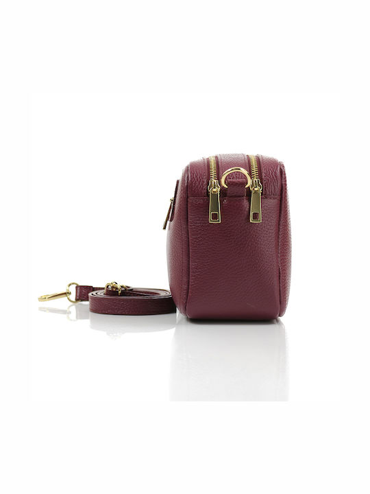 Passaggio Leather Women's Leather Shoulder Bag Burgundy