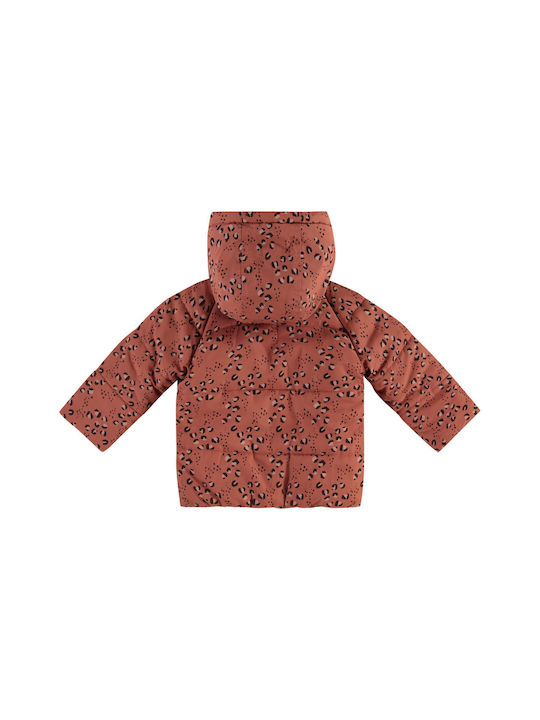 Babyface Girls Coat Multicolour with Ηood