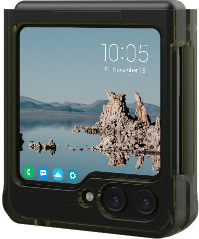UAG Plyo Pro Back Cover Σιλικόνης / Πλαστικό Μαγνητικό Χακί (Galaxy Z Flip)