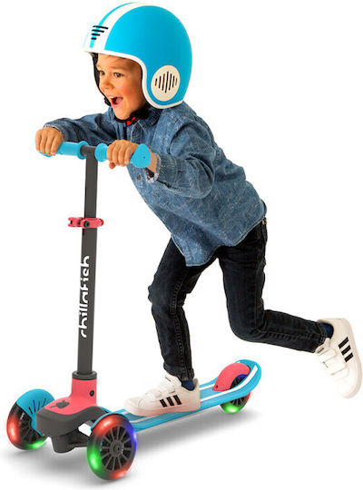 Chillafish Scotti Glow Kids Scooter 3-Wheel for 3+ Years Blue